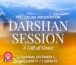 Free Online Presentation - Darshan Session - Gift of Grace - Panache Desai