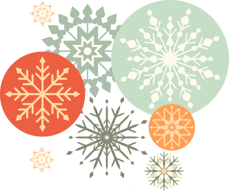 Decorative snowflakes