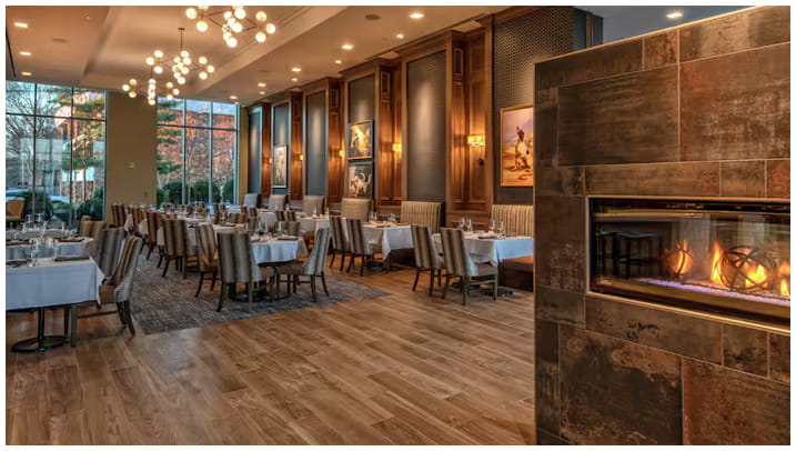 Hotel dining room